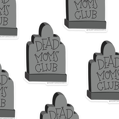 MOMS CLUB 3X3 ILLUSTRATED VINYL STICKER