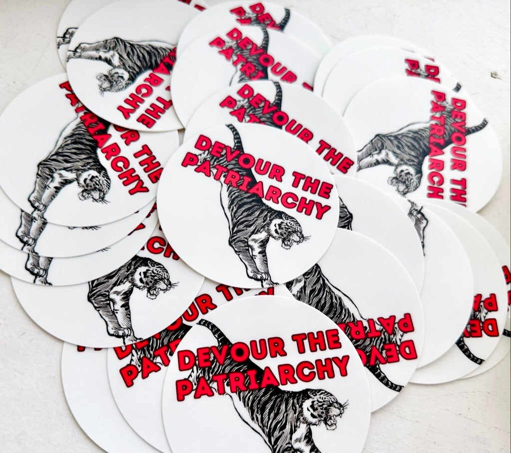 STICKER!! Devour the patriarchy