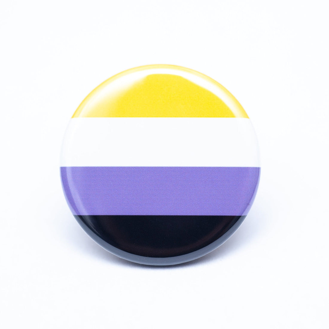 Non-binary pride flag button