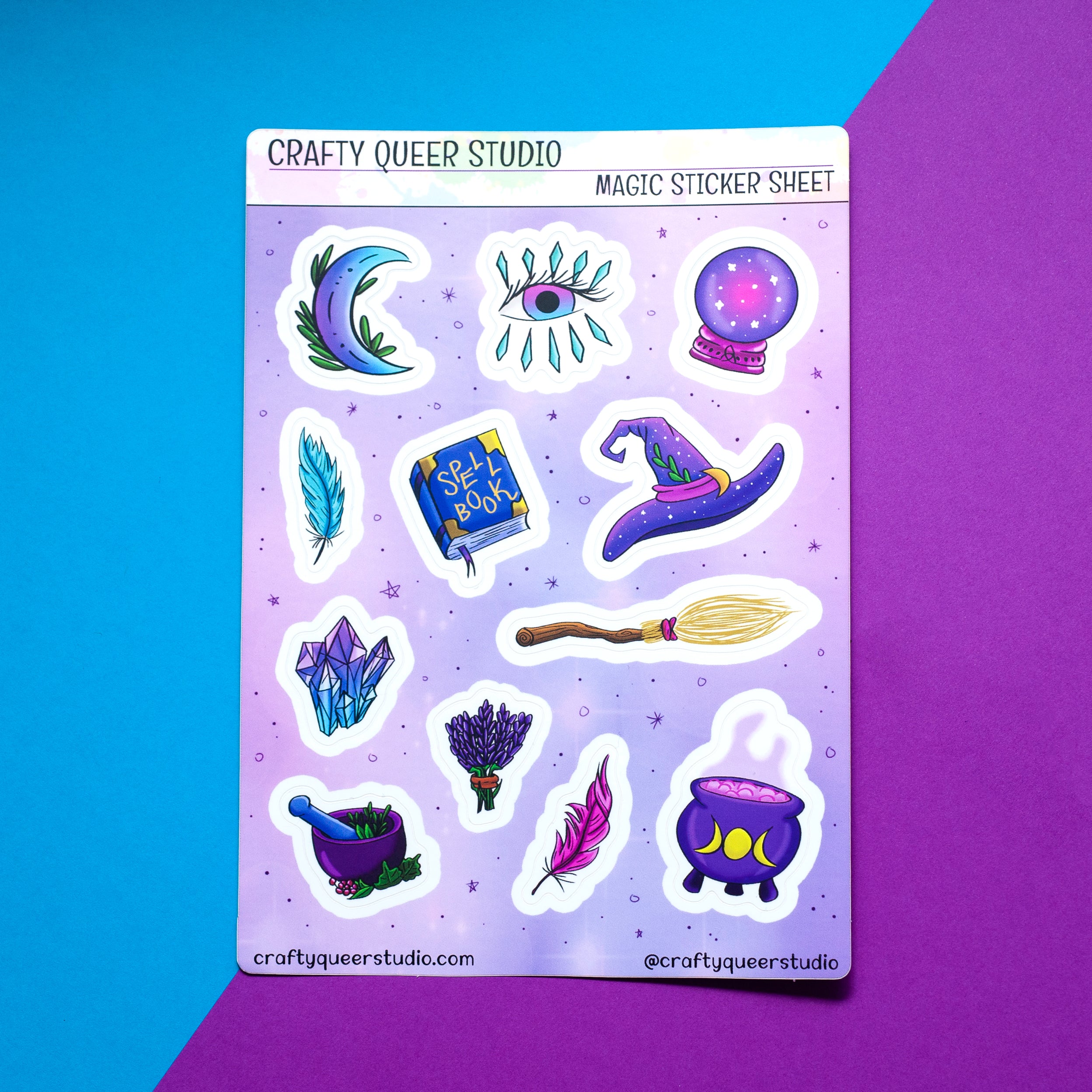 Magic Witchy sticker sheet