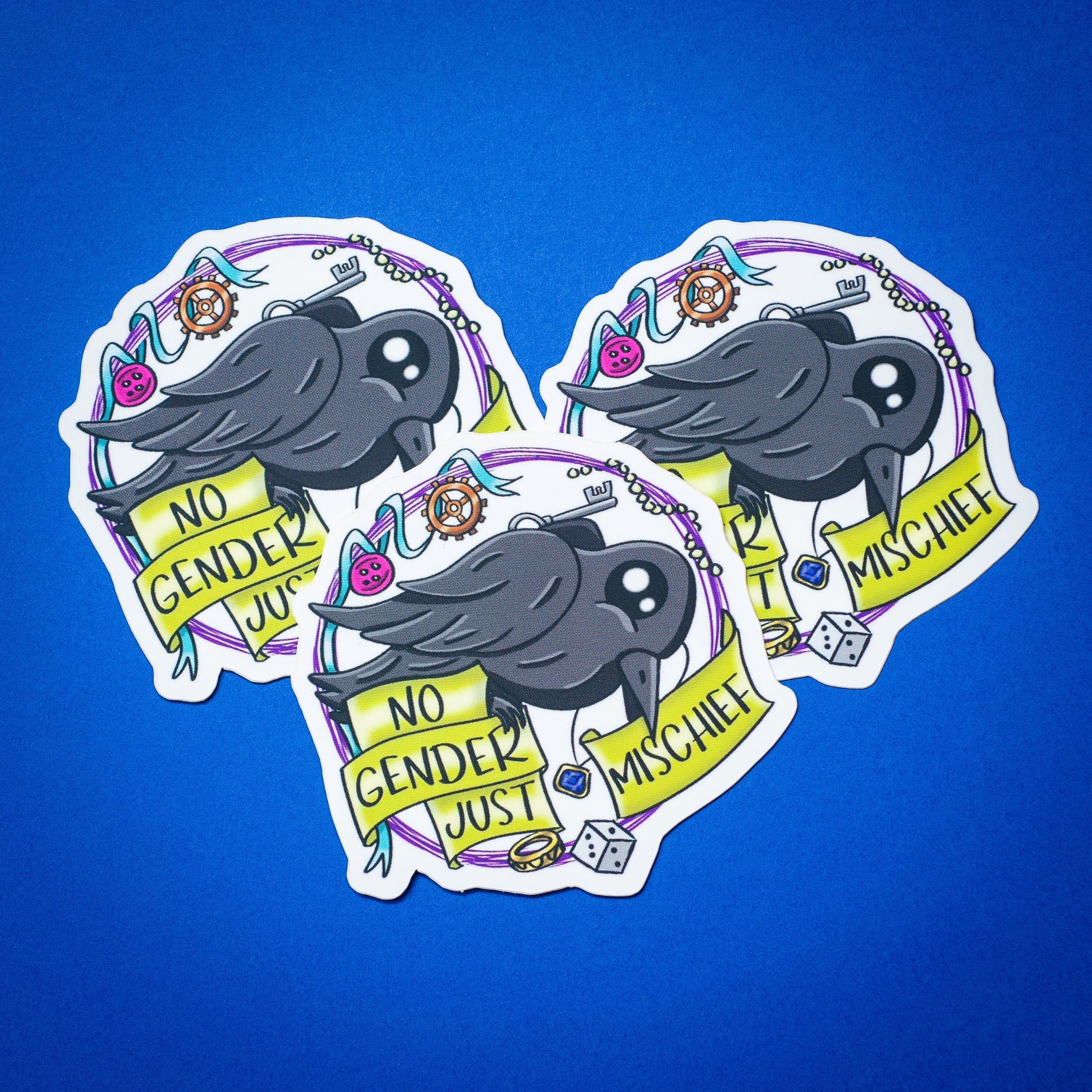 No Gender, Just Mischief sticker