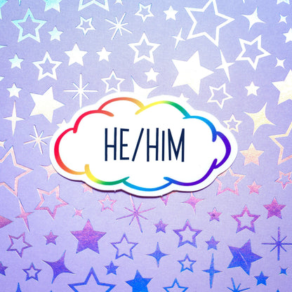 Pronoun stickers