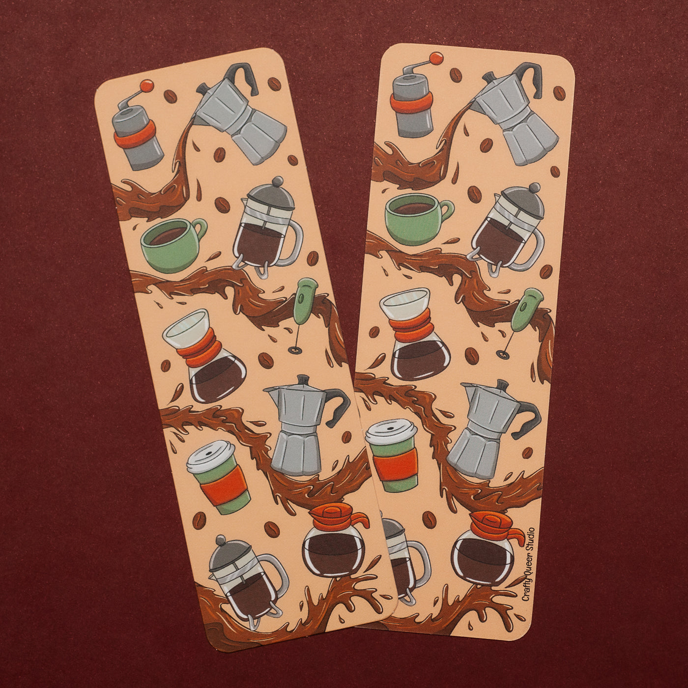 Coffee bookmark