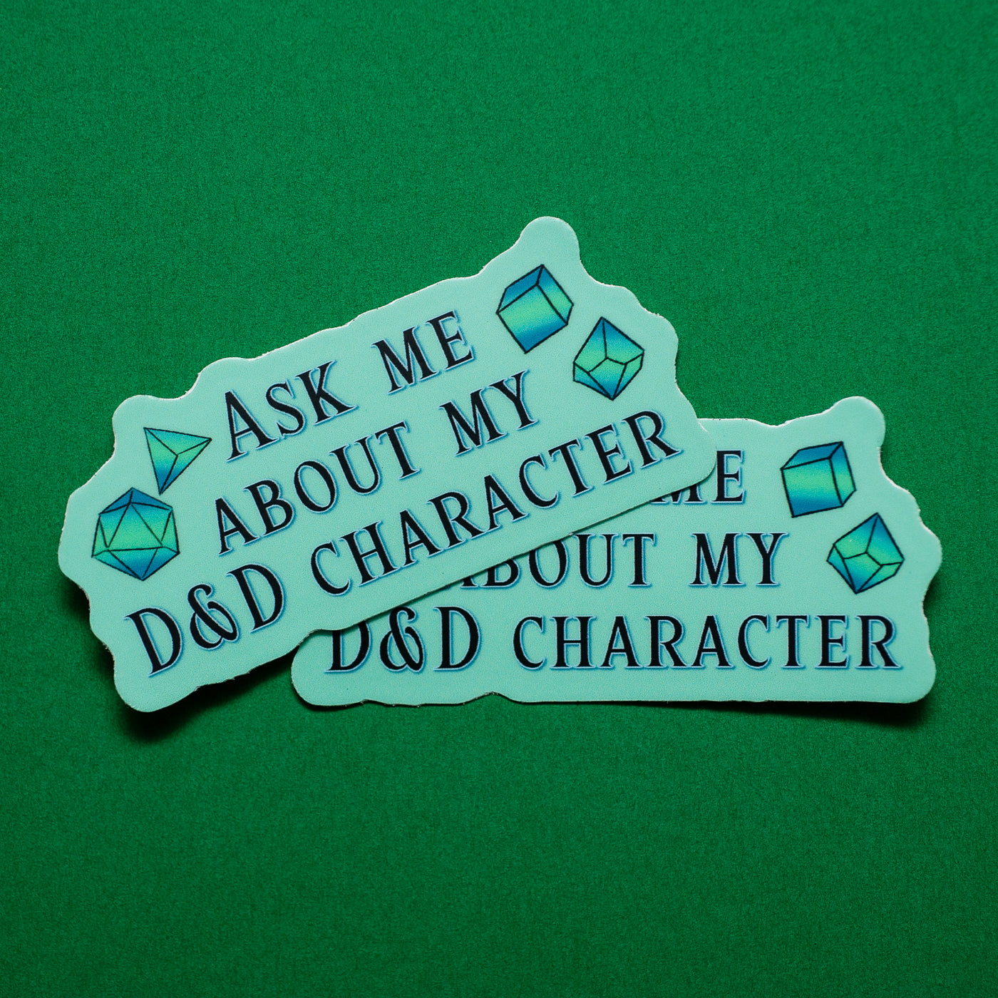 Ask Me About My D&amp;D Character sticker