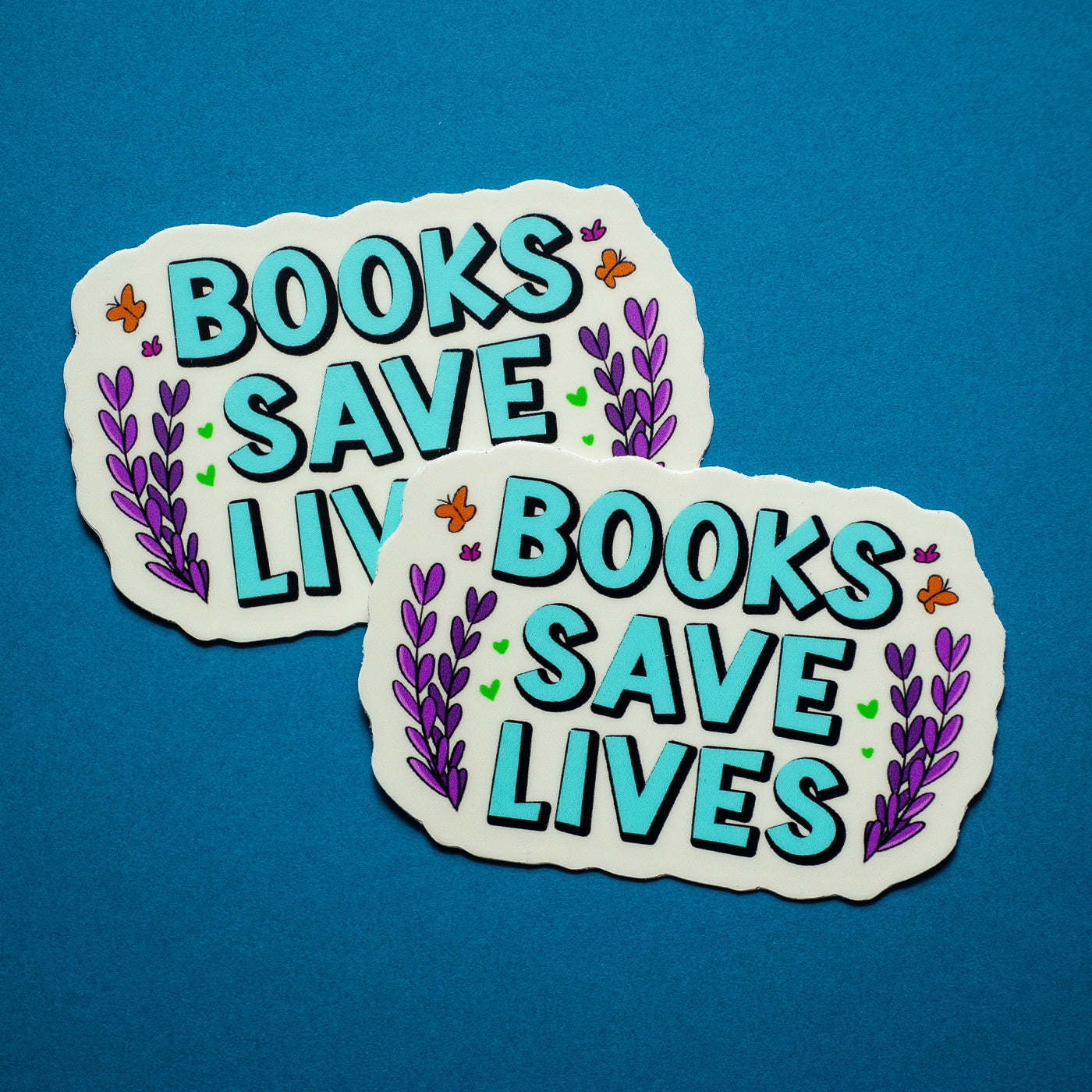 Books Save Lives sticker