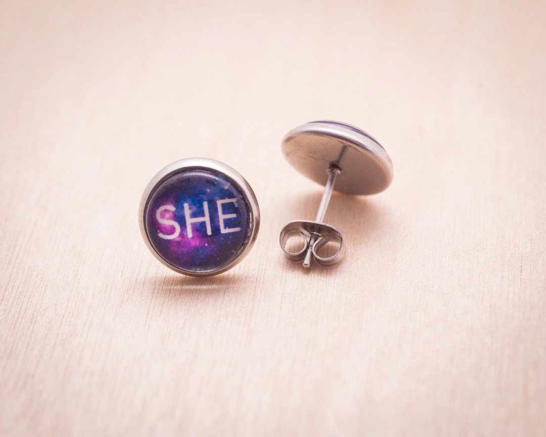 she her pronoun jewelry