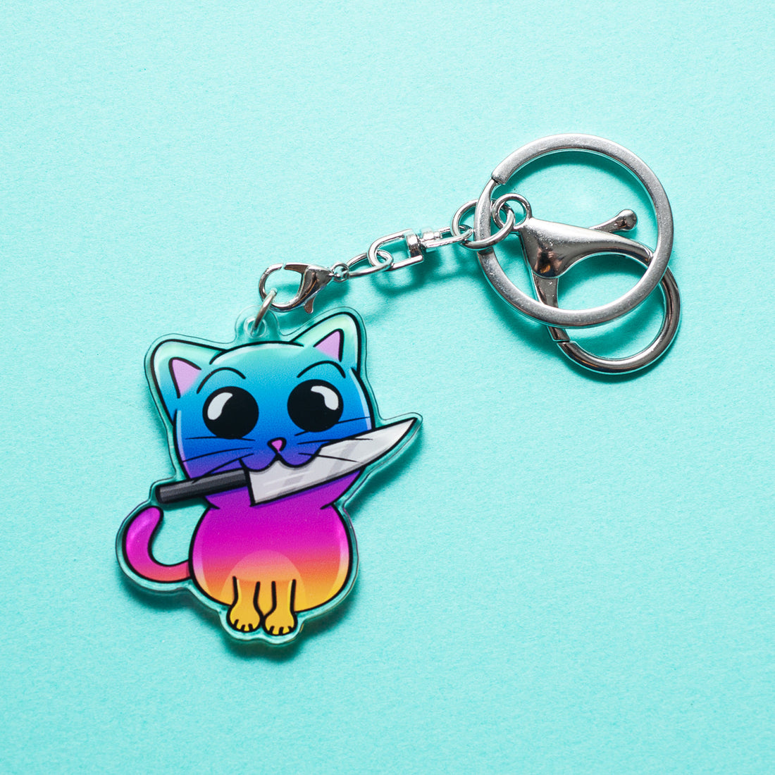 Cat keychain