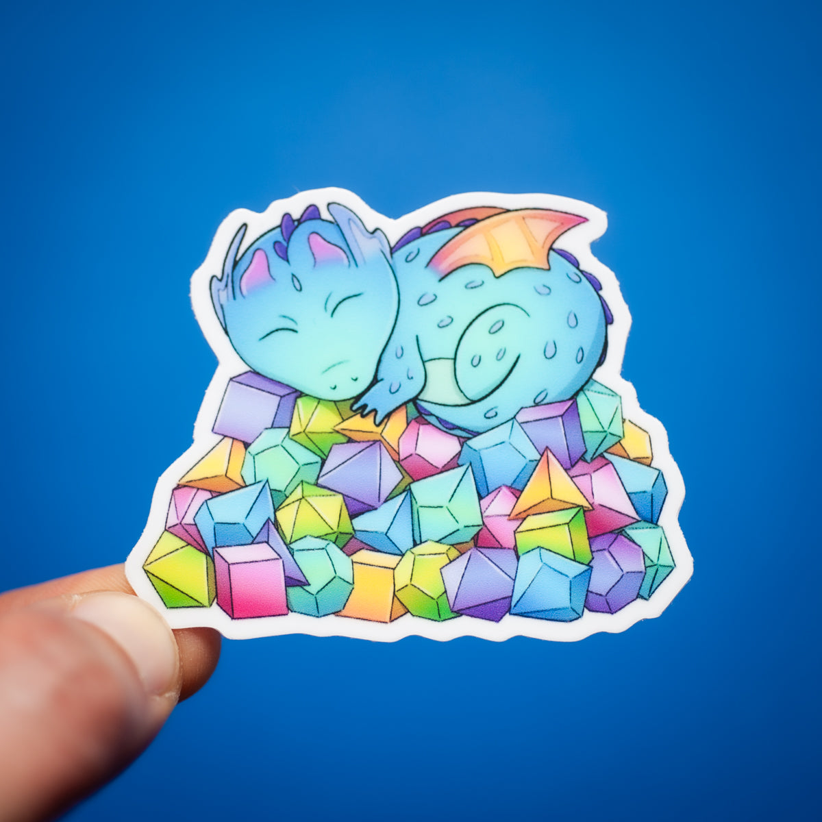 Baby Dragon Dice sticker
