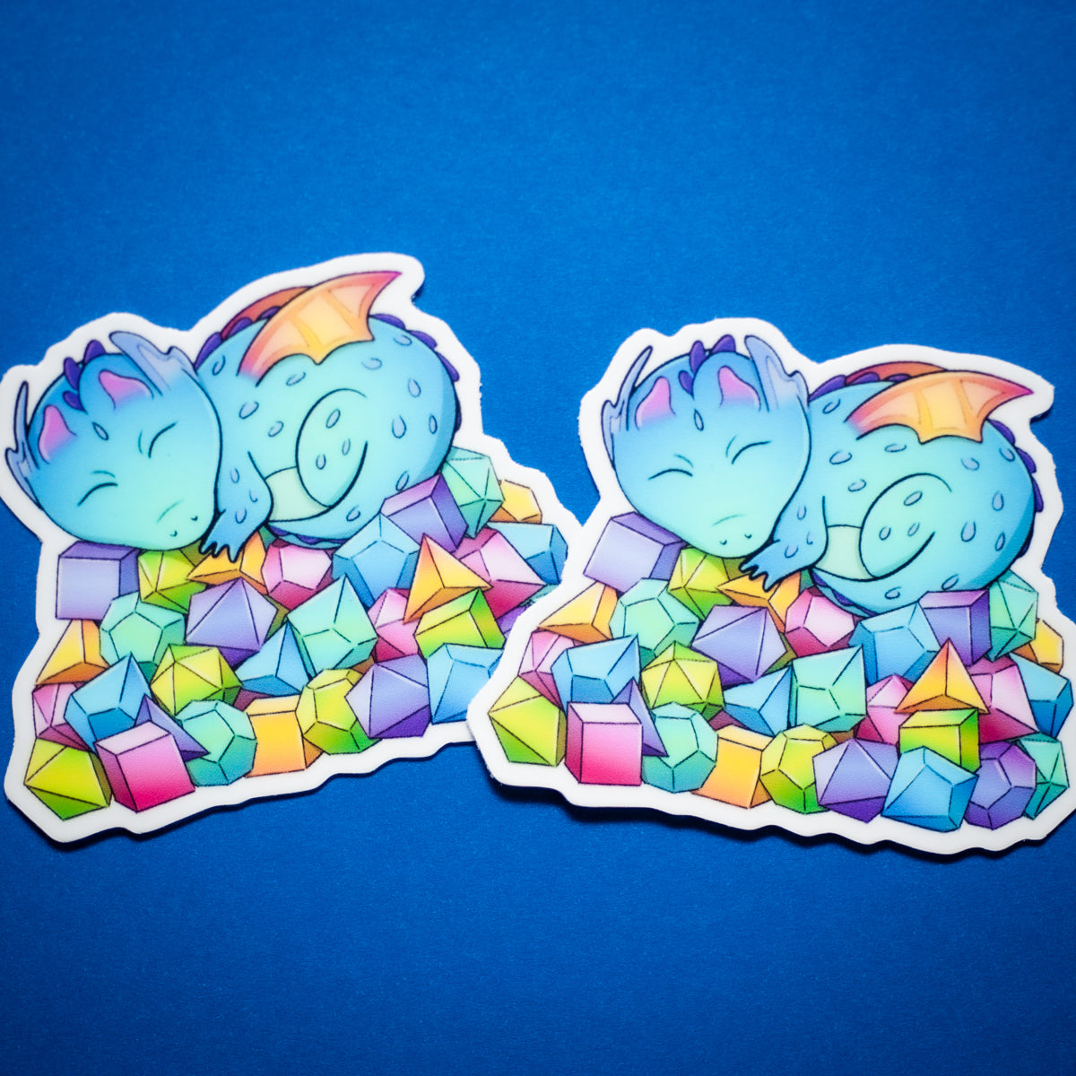 Baby Dragon Dice sticker