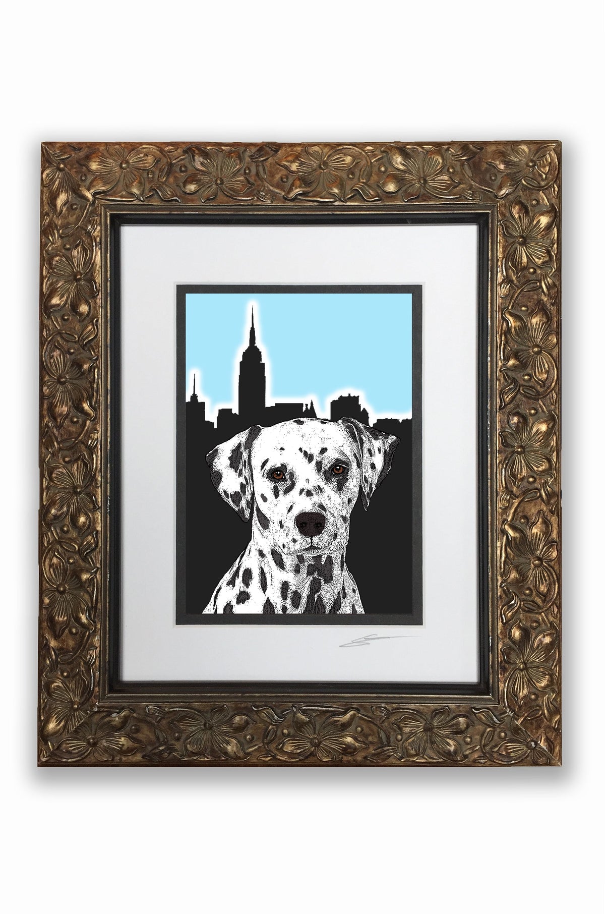 Dalmatian Pupart Portrait