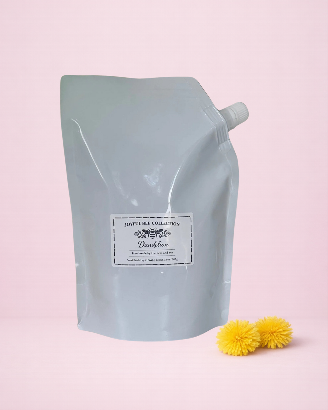 Refill Pouch of Dandelion Liquid Soap