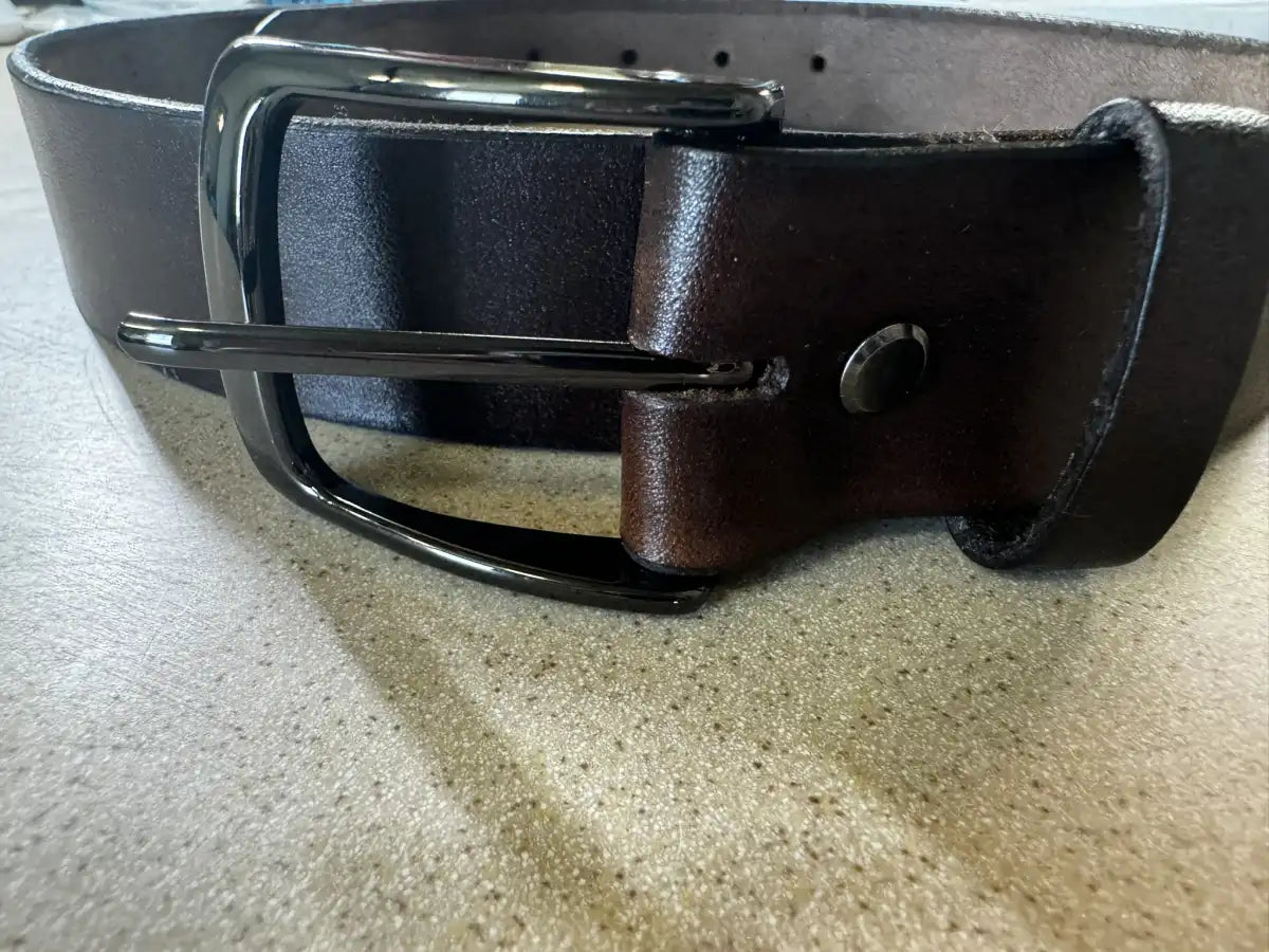 Handmade Classic 1.5 Inch Leather Belt