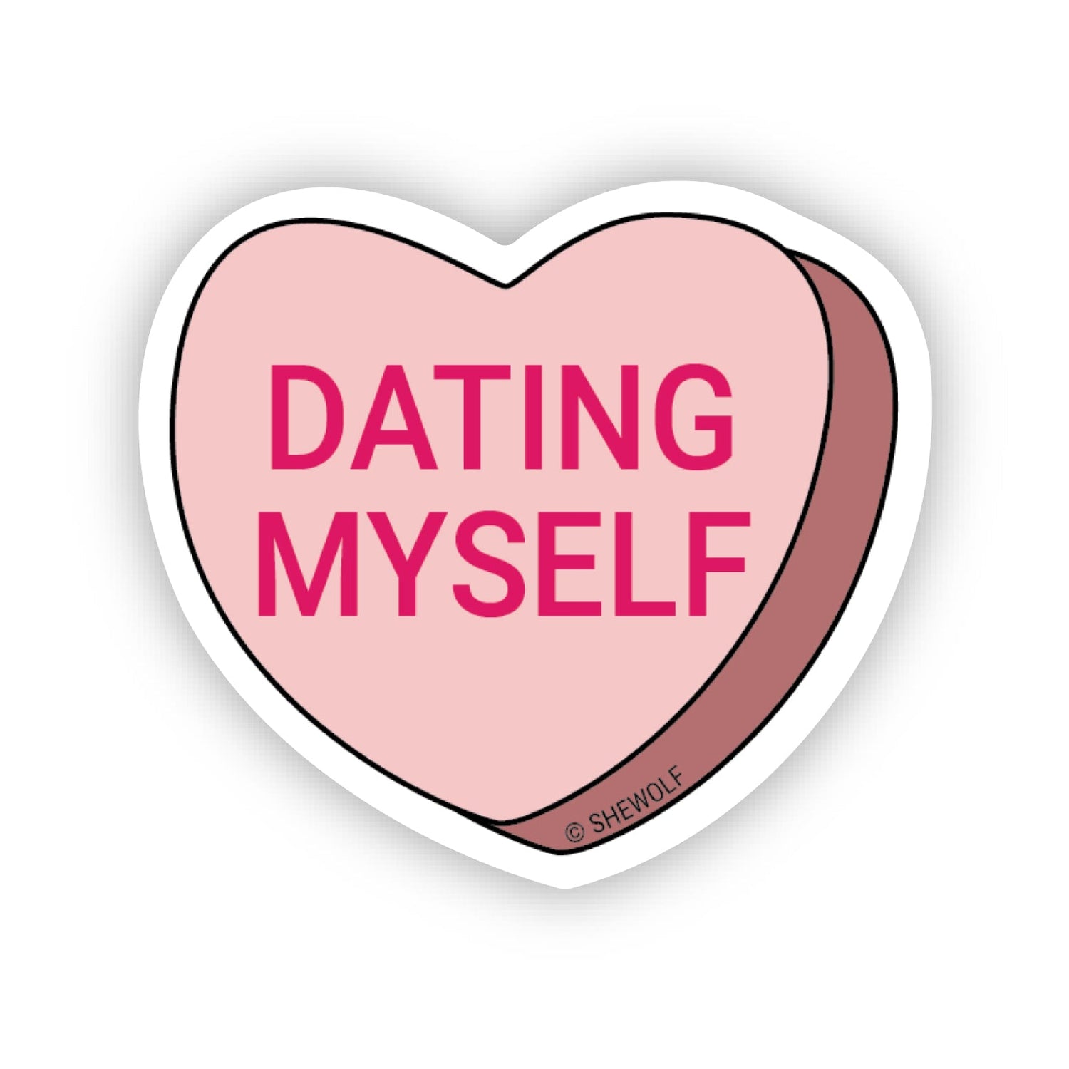 Dating myself sticker