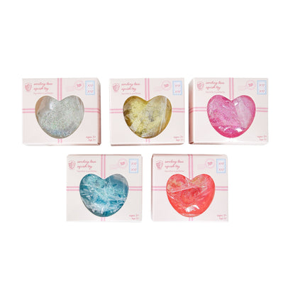 Glittery Heart Squishy - 5 Color Options, Daydream Society