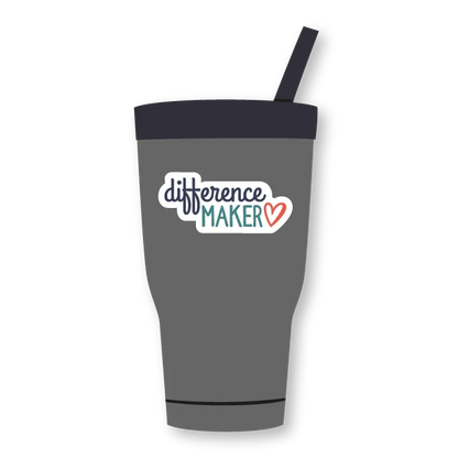 Difference maker sticker