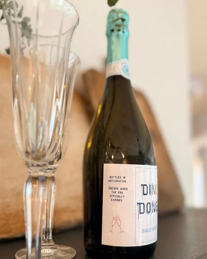 Ding Dong! Champagne / Wine Label for When It Happens