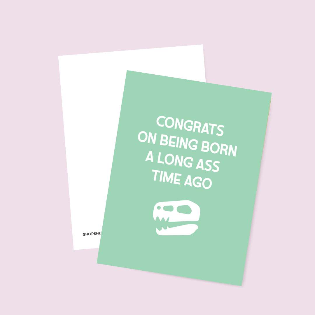 Dinosaur Birthday Card
