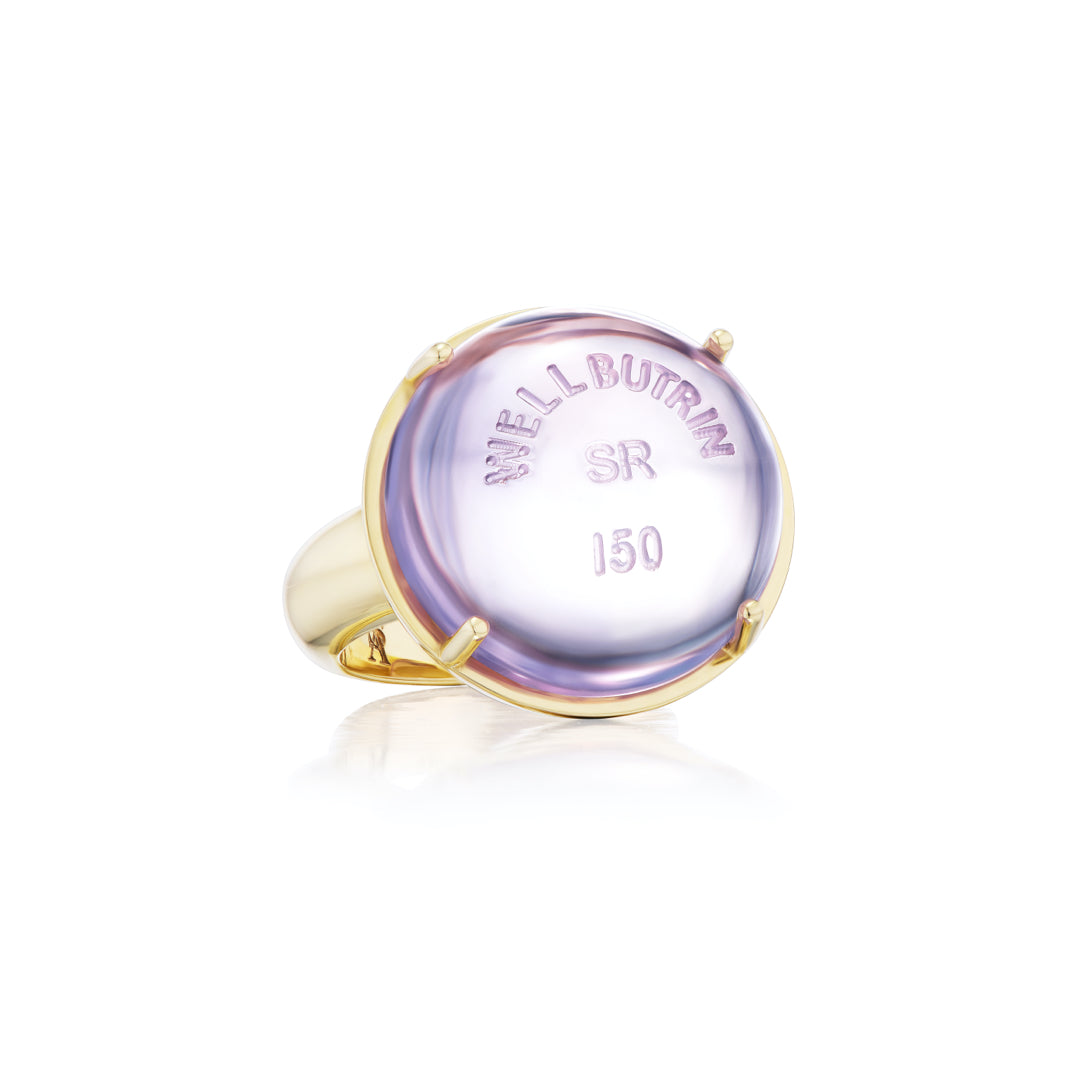 Gold Wellbutrin Cocktail Ring
