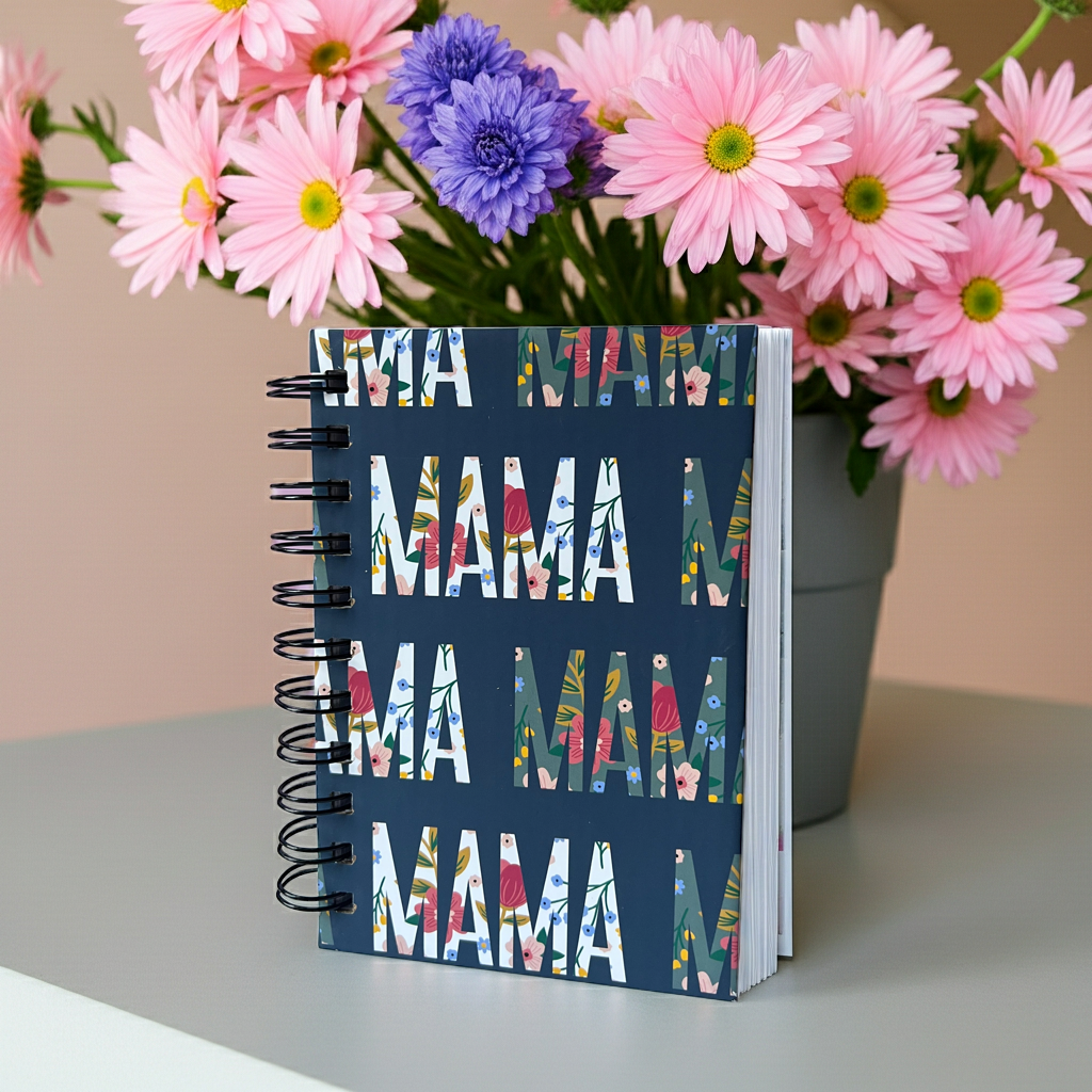 4×6" Spiral Notebooks | Mama, Black Queen &amp; Floral Covers | Bossy Scribes