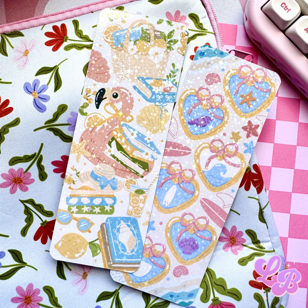 Summer Picnic Holographic Bookmark