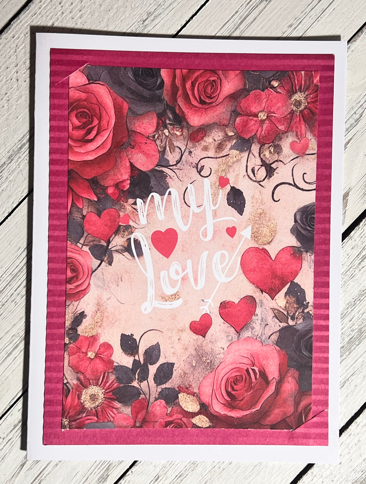 Greeting Card — My Love | Handcrafted Premium Greeting Card | Bossy Scribes
