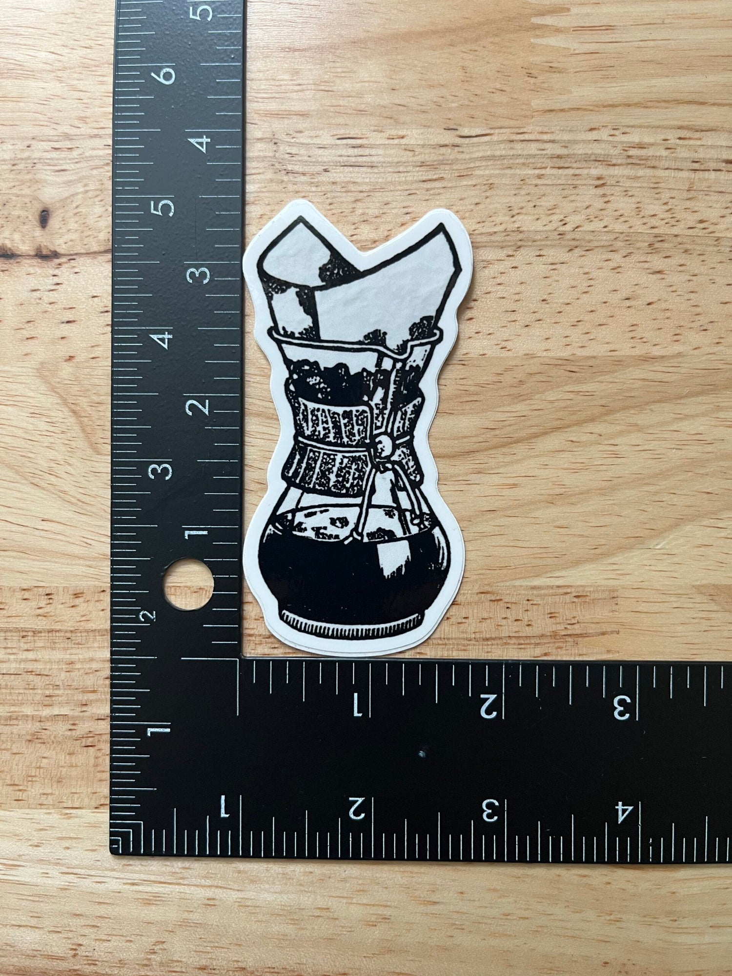 Chemex Sticker - weatherproof adhesive, UV protective laminate