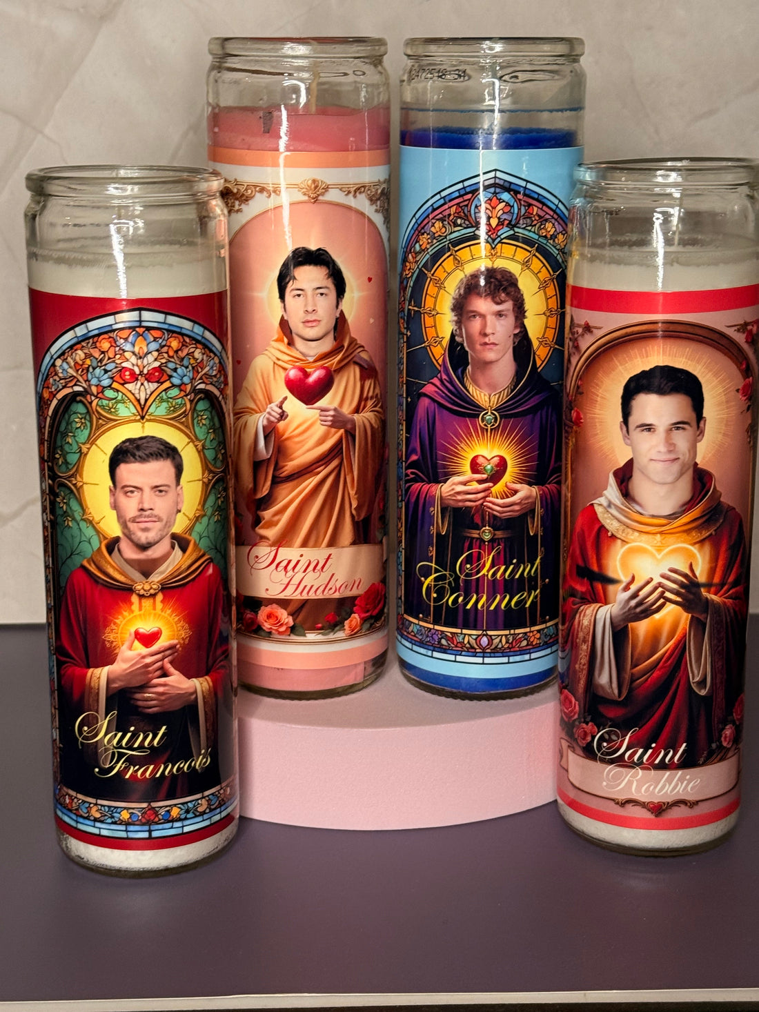 Heated Rivalry Prayer Candles