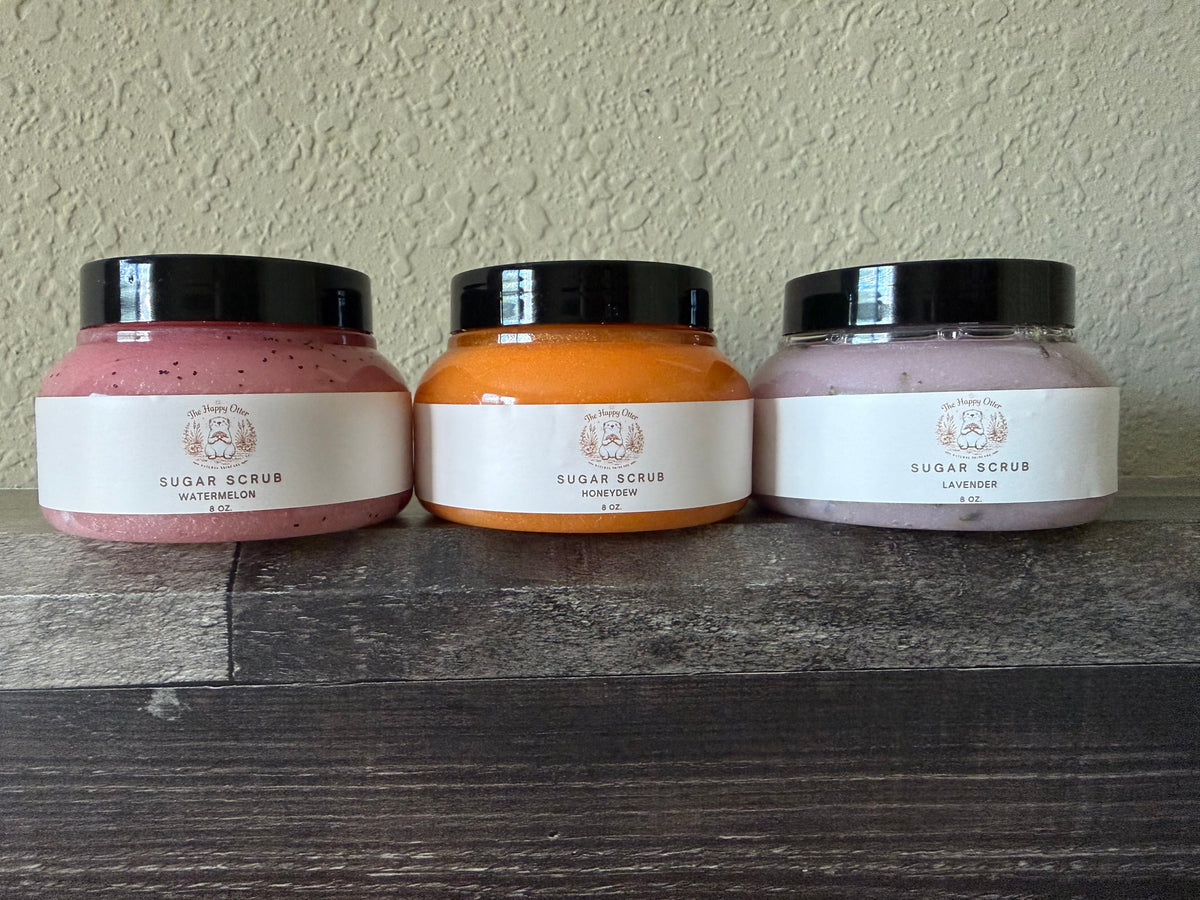 Sugar Scrubs 8 oz. | The Happy Otter