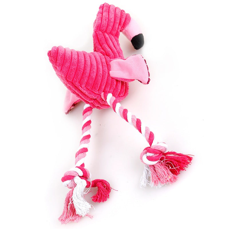 Flamingo Plush Pet Toy
