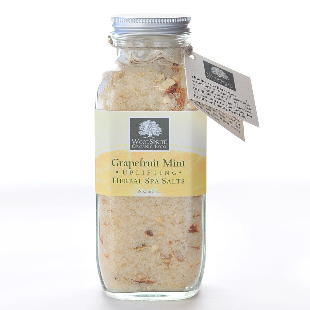 Grapefruit-Mint - Uplifting Herbal Spa Salts