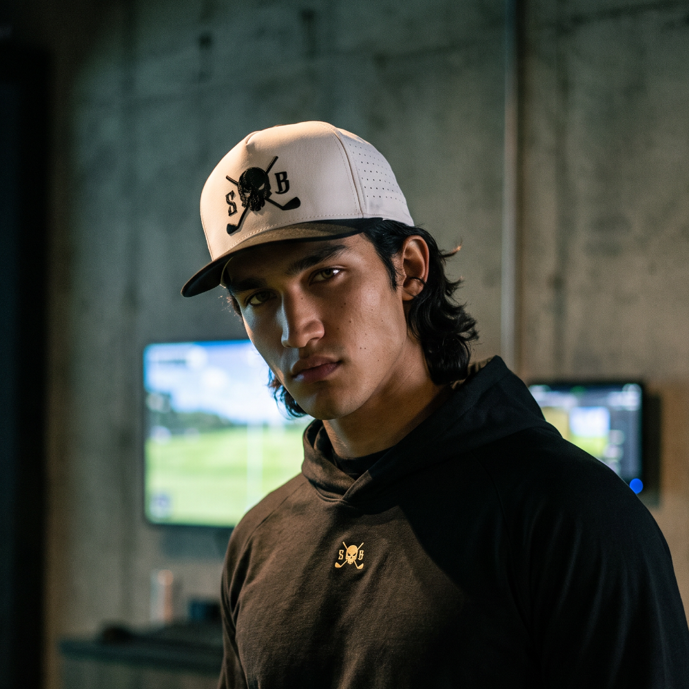 Eclipsed Blackout Golf Snapback Hat