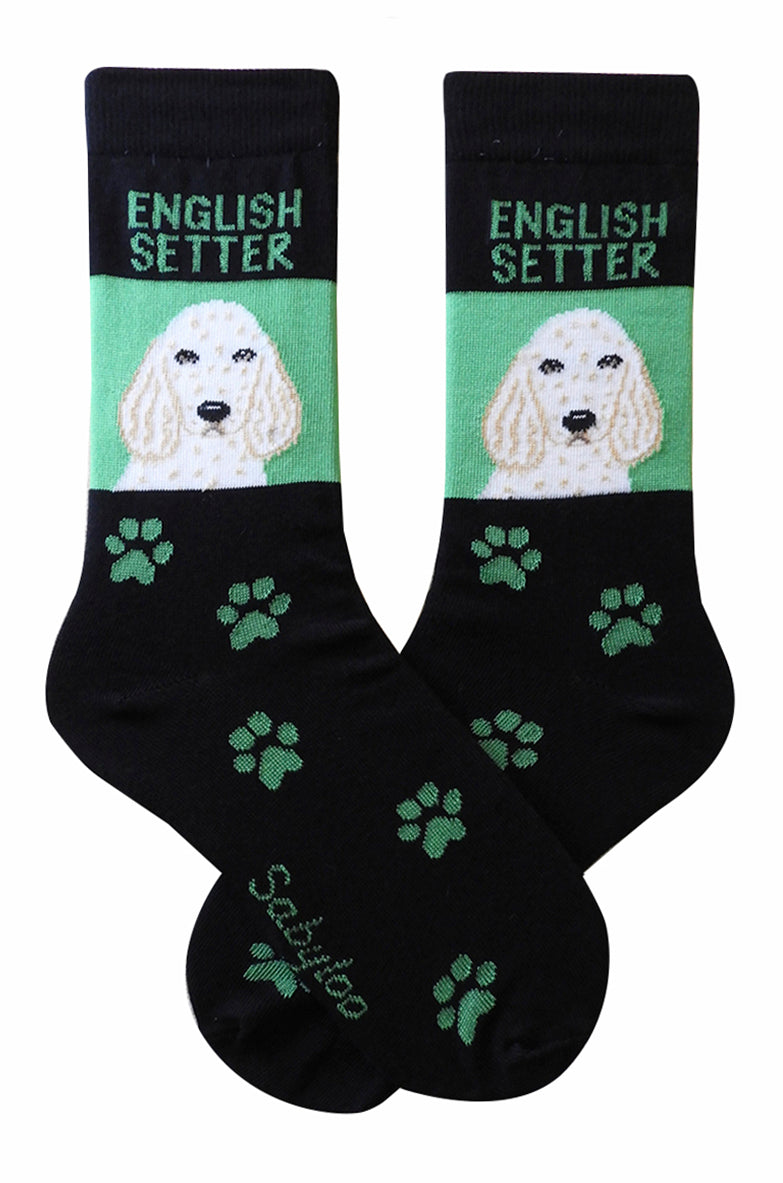 English Setter Dog Socks