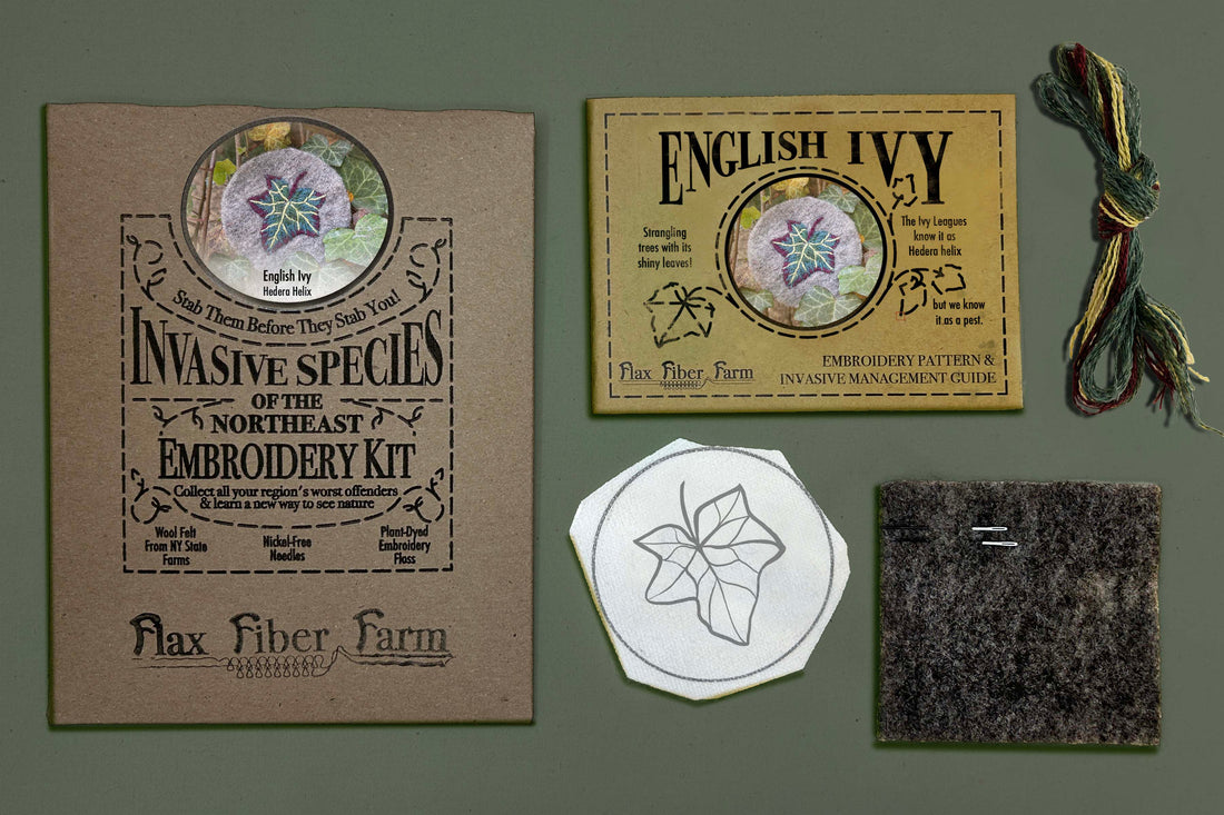 English Ivy Embroidery Kit