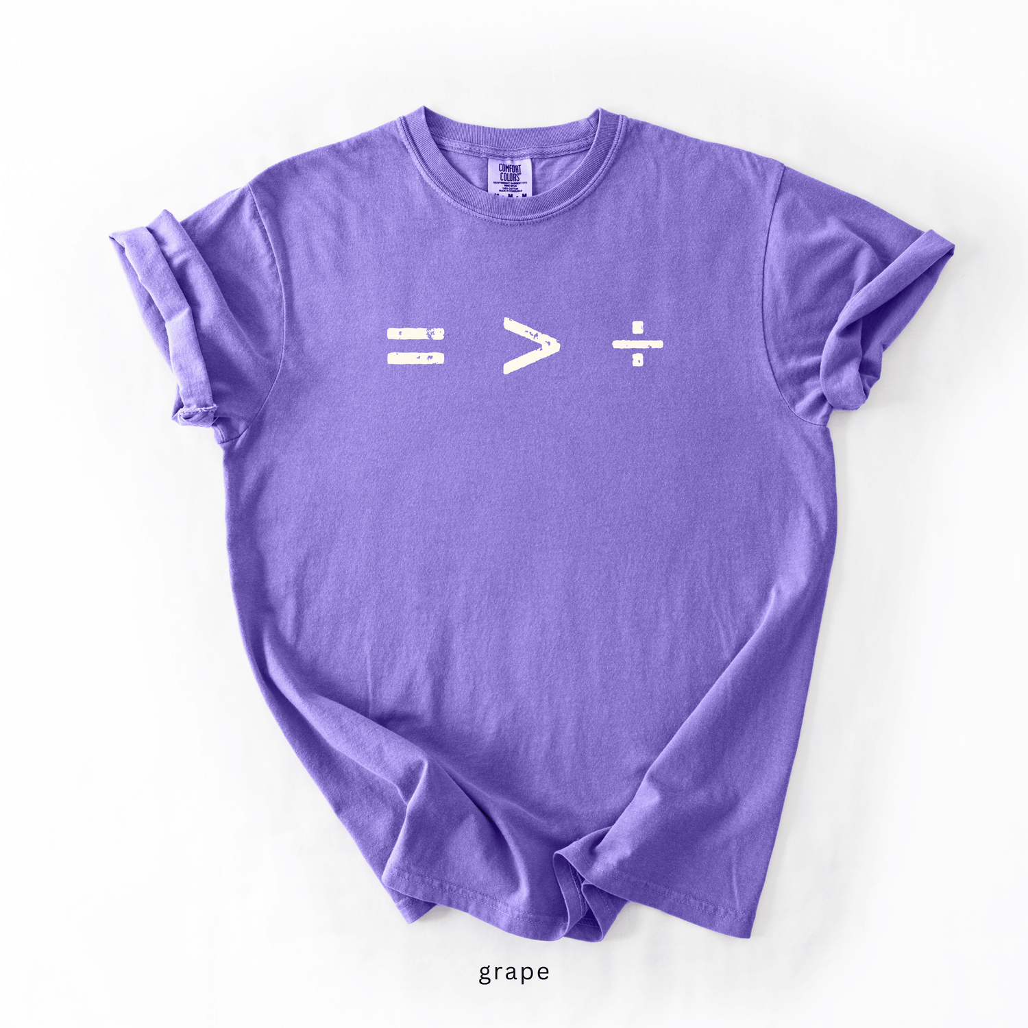 Equality Is Greater Than Division Graphic Tee, Social Justice Shirt