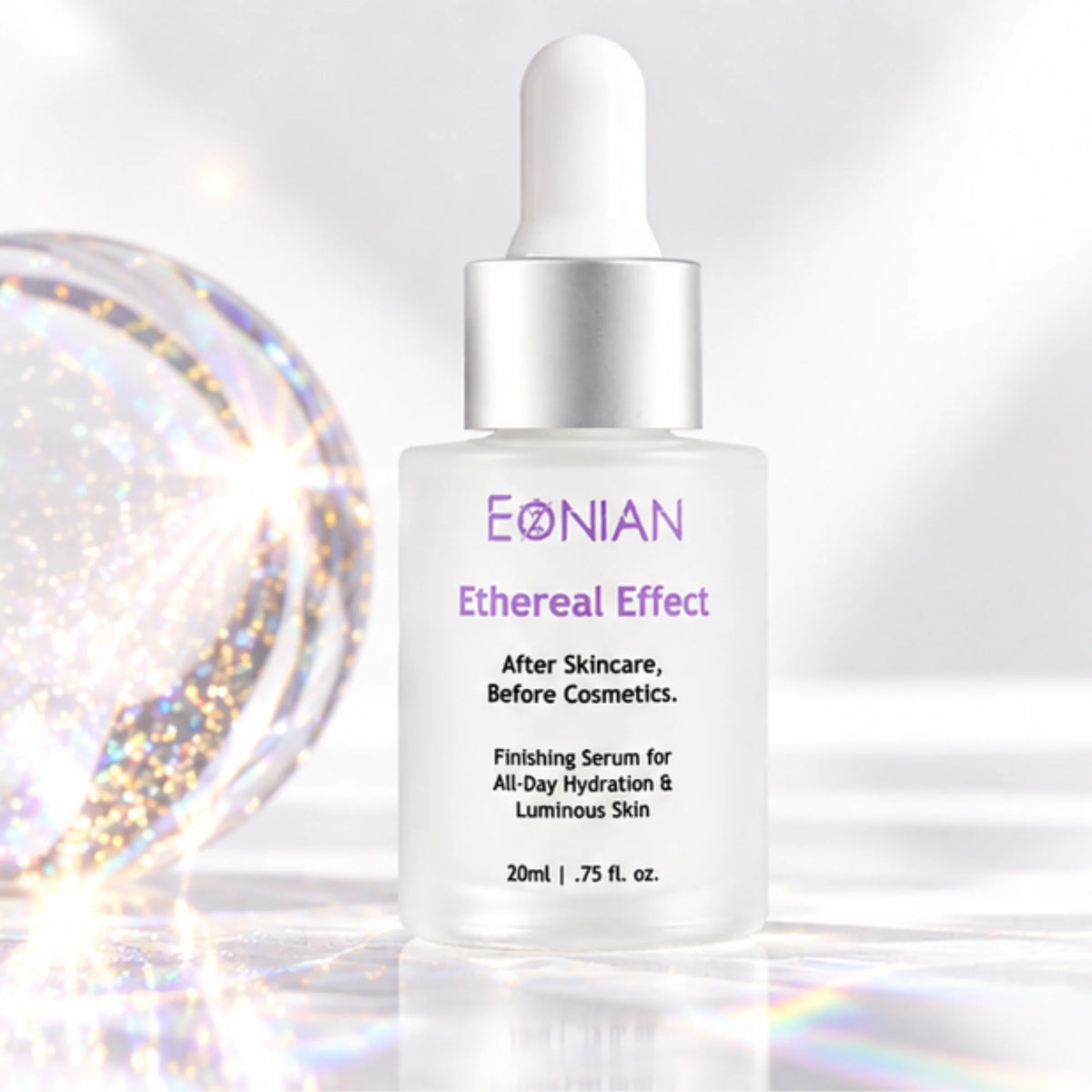 Hydrating finishing face serum for all-day hydration and luminous skin from Eonian Skincare
