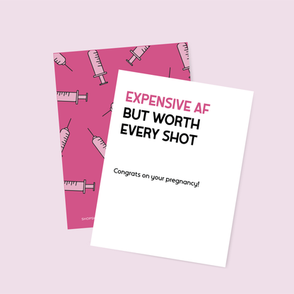 IVF Pregnancy Card