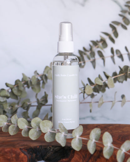 She’s Chill Room &amp; Linen Spray | Eucalyptus + Spearmint