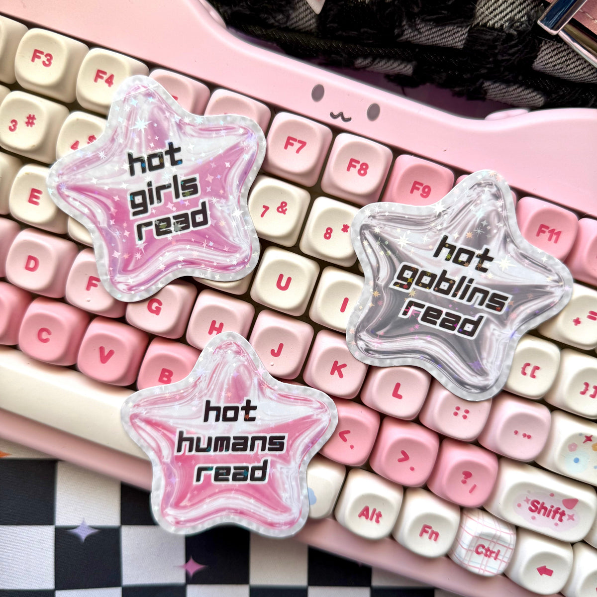 Cyber Star Holographic Sticker