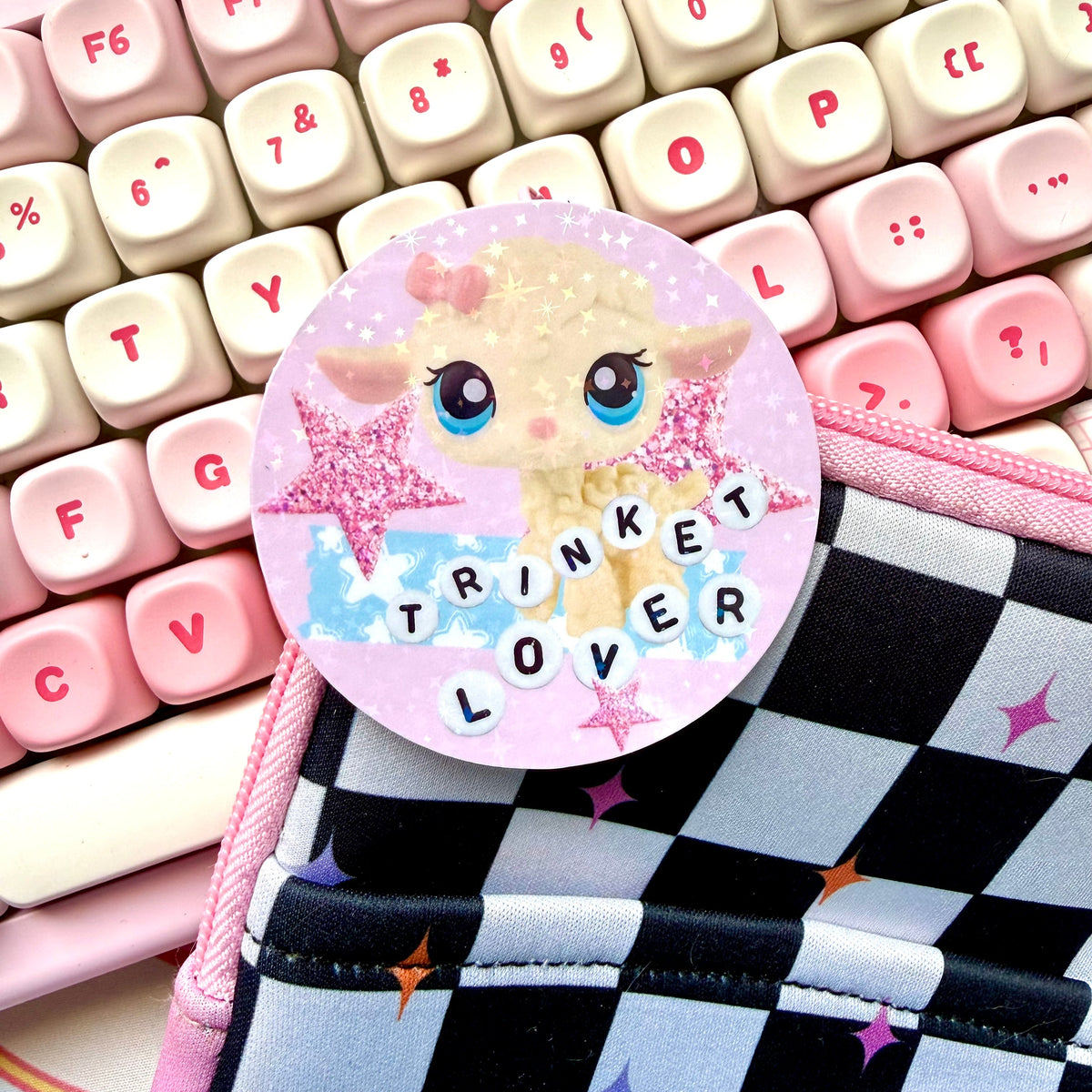 Trinket Lover Holographic Sticker