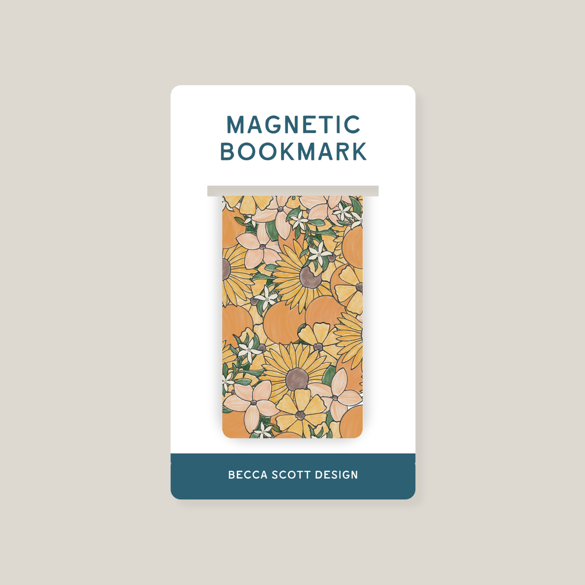 State Flowers Magnetic Bookmark