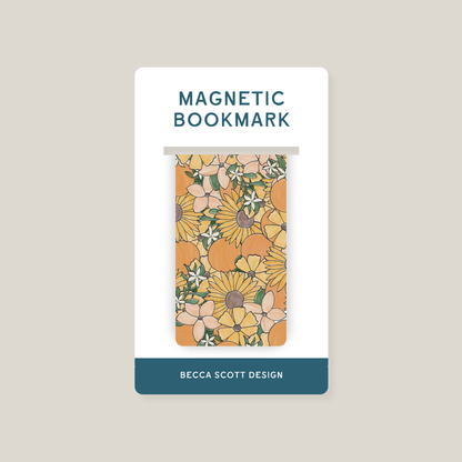 State Flowers Magnetic Bookmark