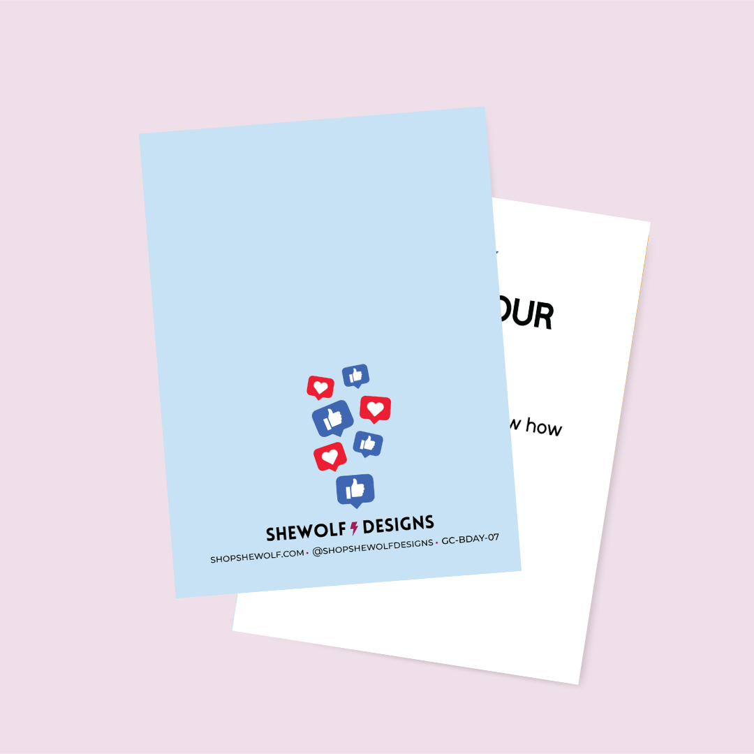 Facebook Birthday Card