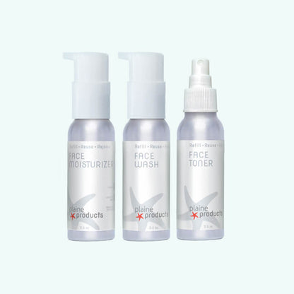 Facial Care Trio: Face Wash, Toner and Moisturizer