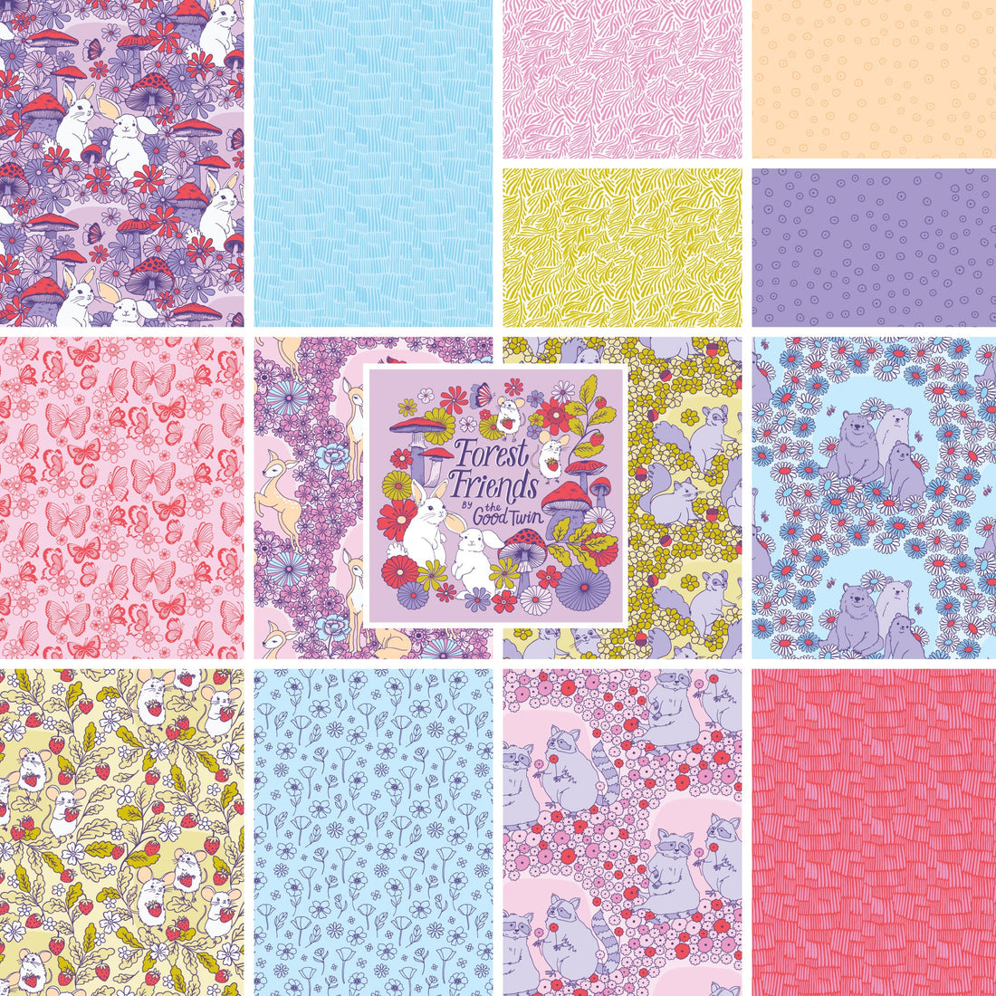 Forest Friends Jellyroll Bundle
