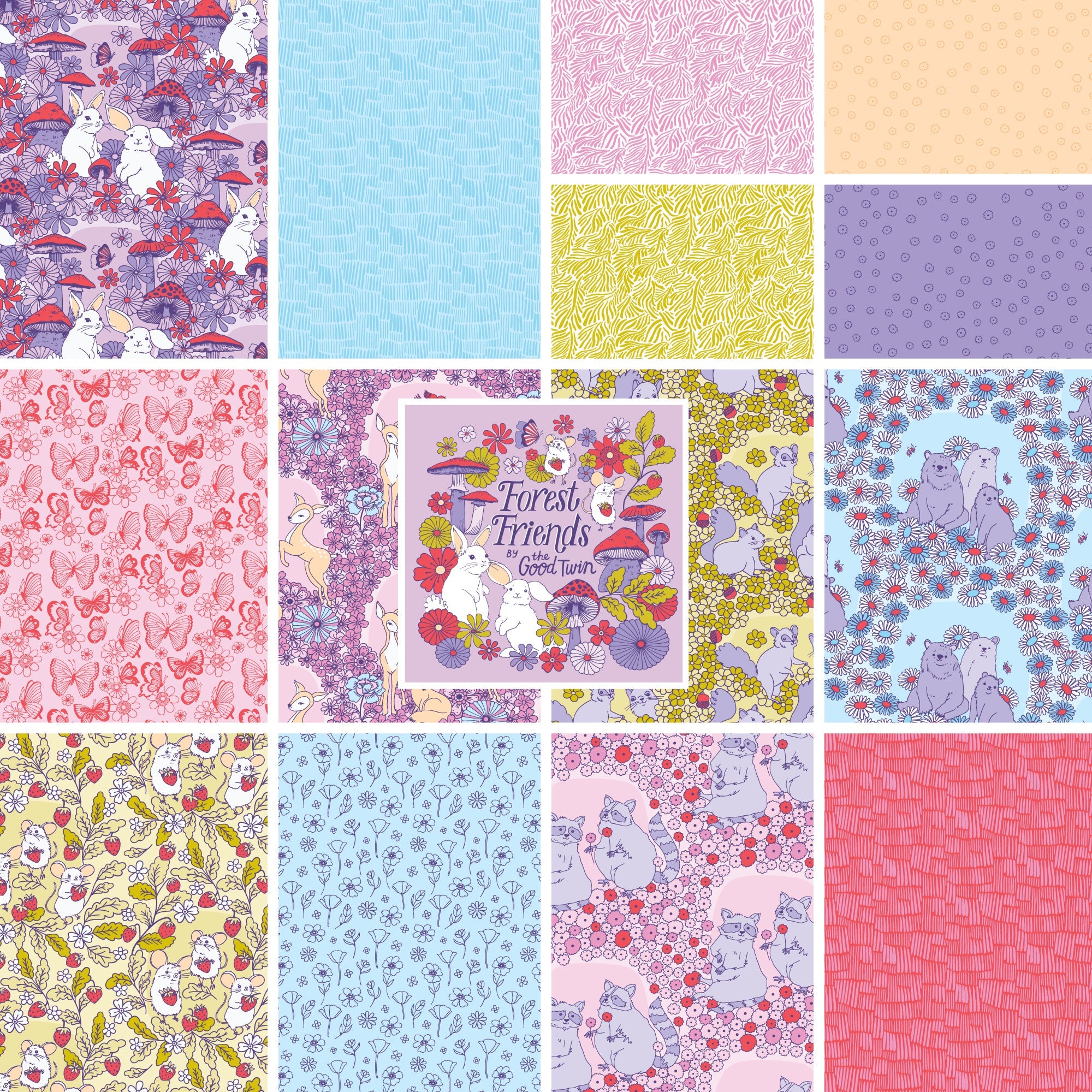 Forest Friends Jellyroll Bundle
