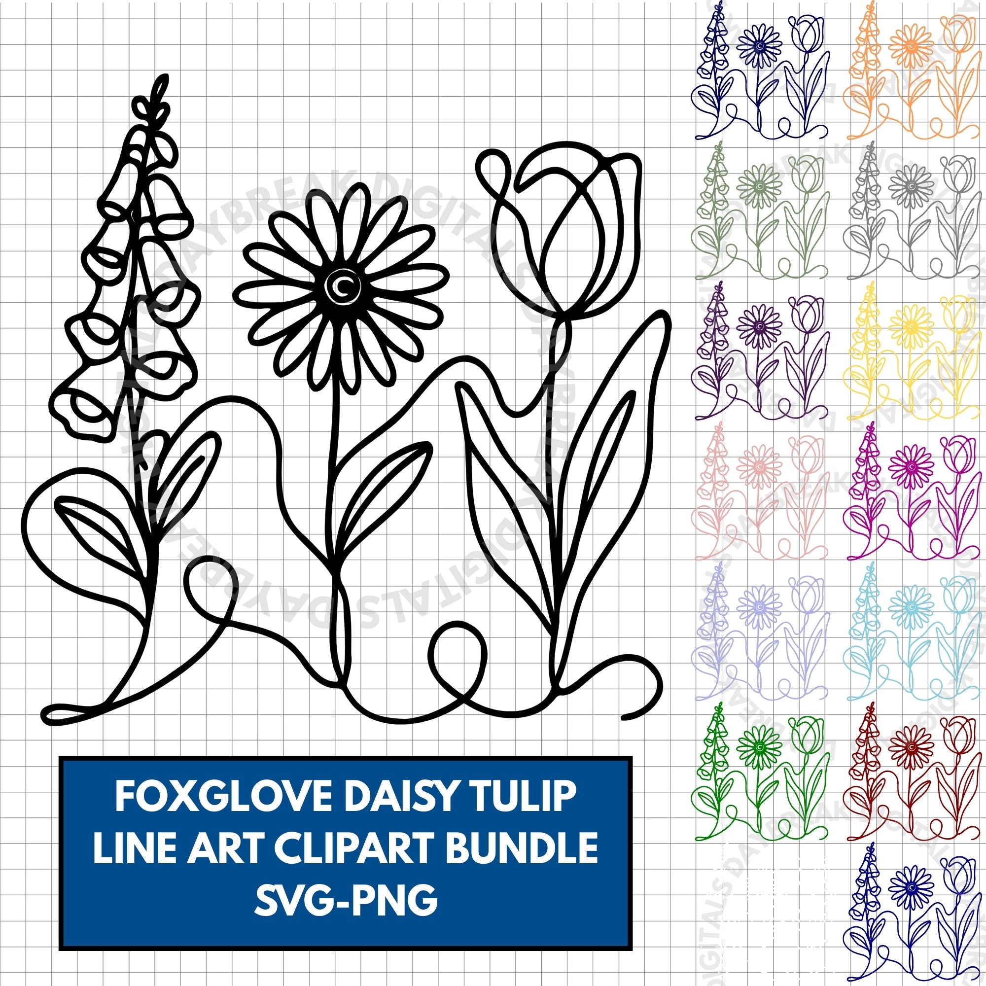 Foxglove-Daisy-Tulip-Subtle-FDT-Flowers-Clipart-Bundle-SVG-PNG-Anti-Trump-Cricut-Silhouette-Design-Files-1