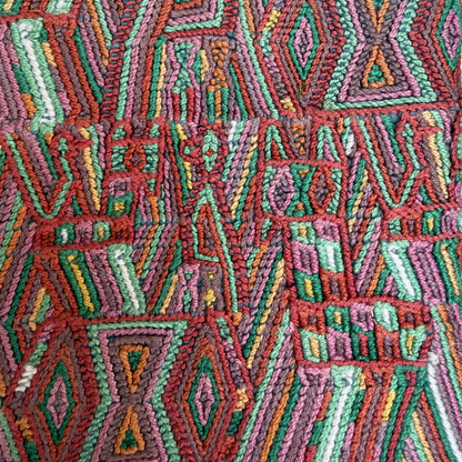 Framed Handwoven Textile (Natural Frame)