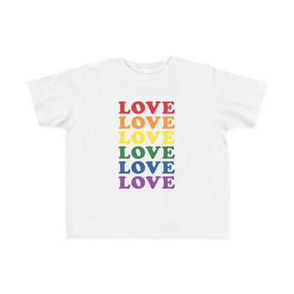 Gay Pride Love Toddler Tee - Resistance Nation