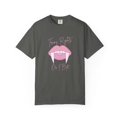 Vampire: Trans Rights or I Bite Comfort Colors T-shirt