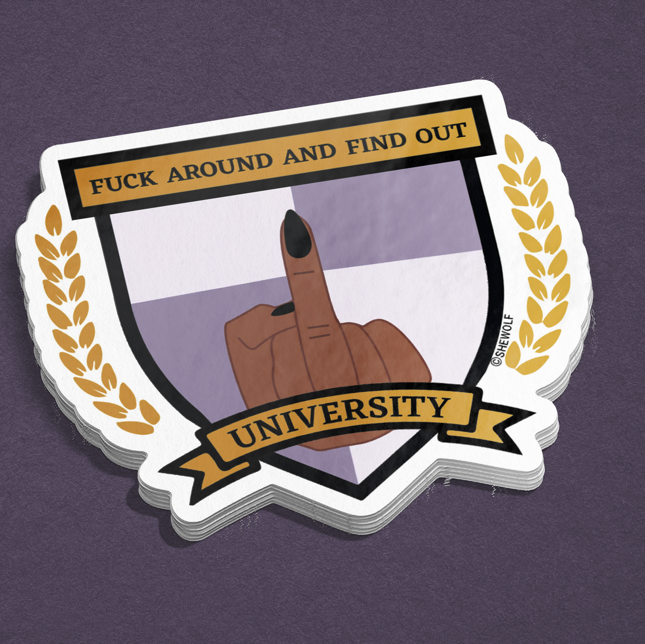FAFO University Sticker